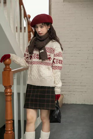Reindeer Fair Isle Sweater