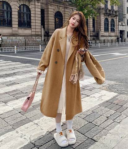 Basic Faux Wool Coat