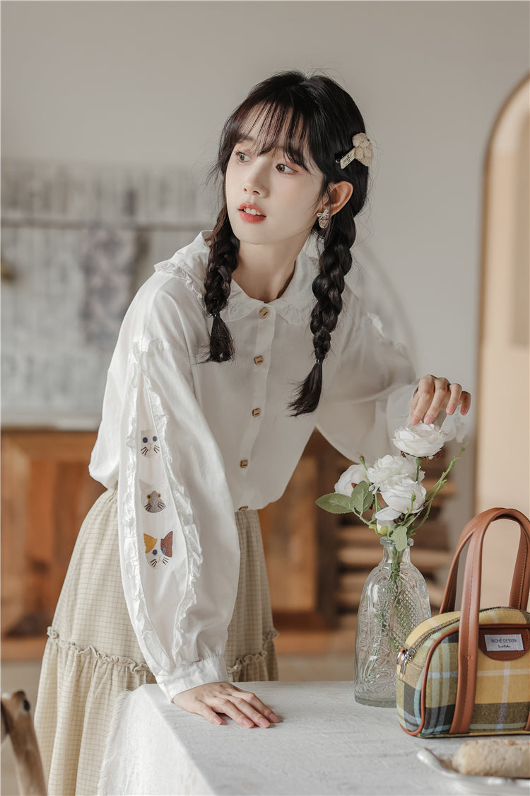 Mischievous Cats Blouse