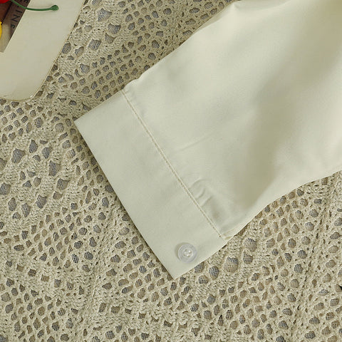 Chaleco retro Daisy con bloques de color y doble uso