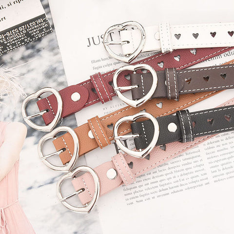 Heart Eyelet Belt