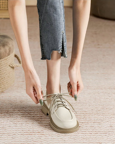 Lace Up Derby Loafers