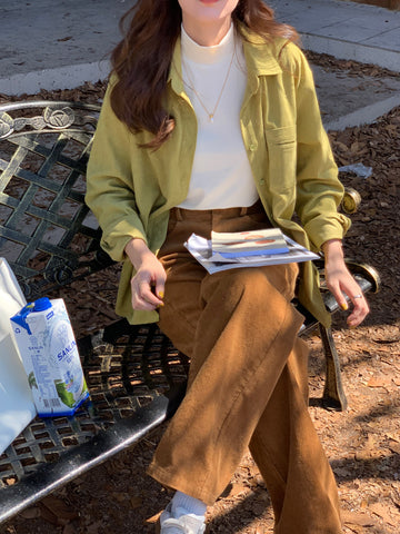 Corduroy Button Up Shirt
