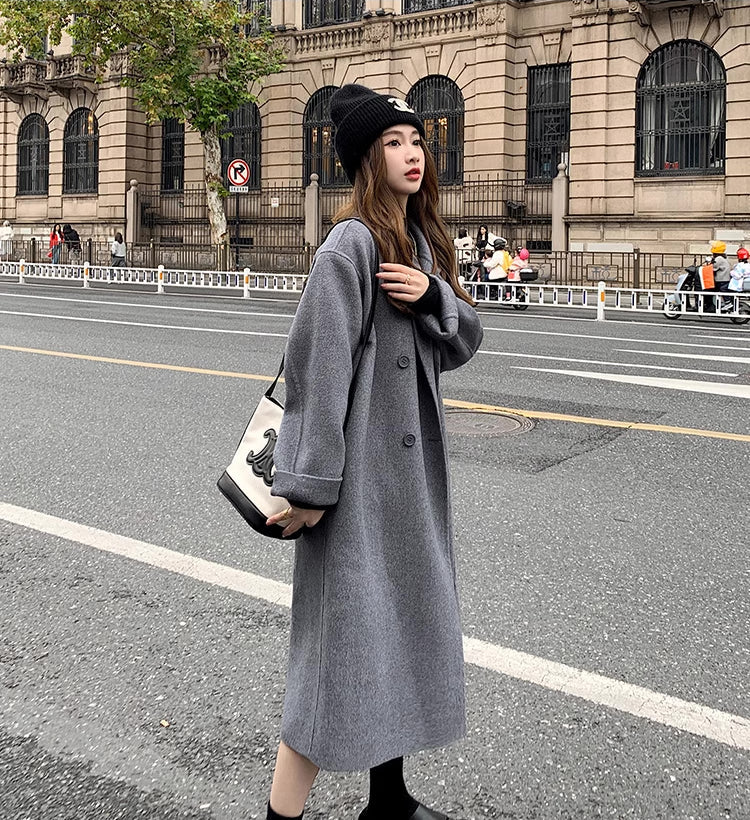 Basic Faux Wool Coat