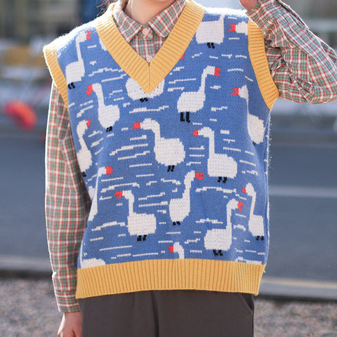 Duck Sweater Vest