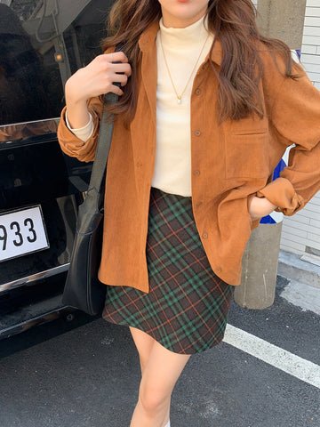 Corduroy Button Up Shirt
