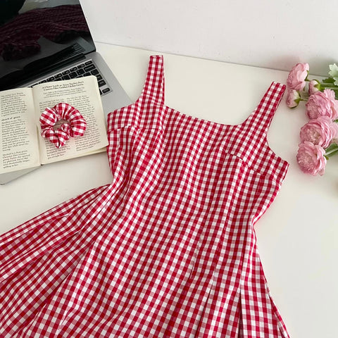 Candy Shop – Minikleid mit Vichy-Karomuster