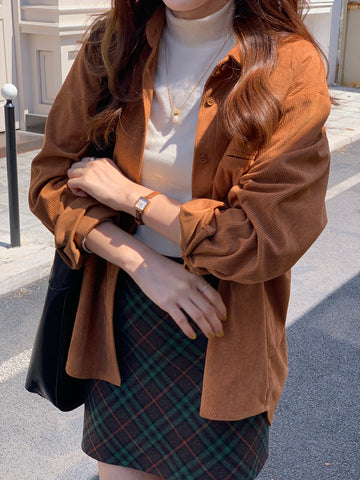 Corduroy Button Up Shirt