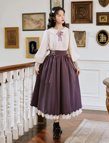 Conjunto de blusa y falda Evergarden