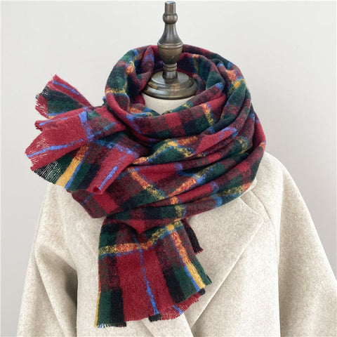 Fall Plaid Scarf