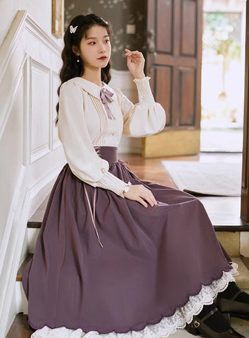 Conjunto de blusa y falda Evergarden