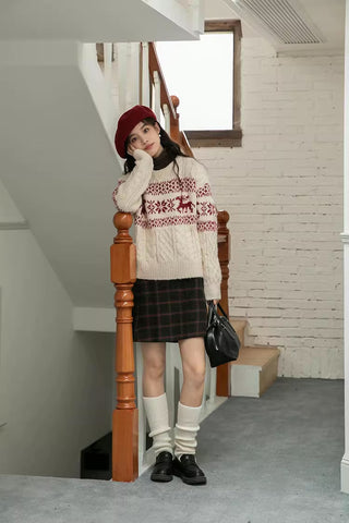 Reindeer Fair Isle Sweater