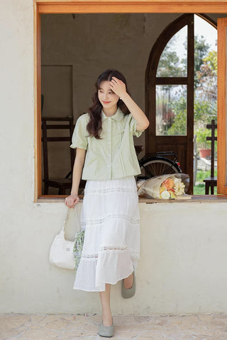 Zesty Puff Sleeve Blouse