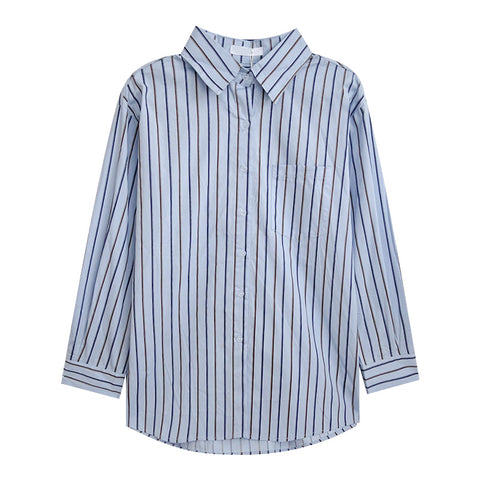 Everyday Stripe Button Up Shirt