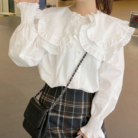 Double Collar Button Up Shirt
