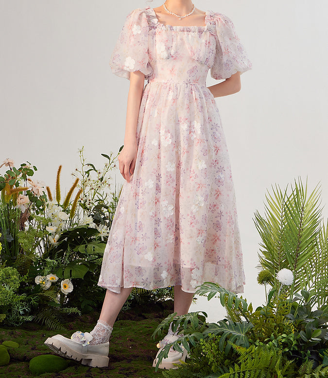 Vestido midi Sakura Blossom