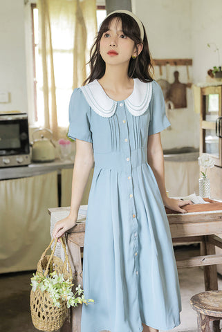 Three's A Charm Button Up Dress