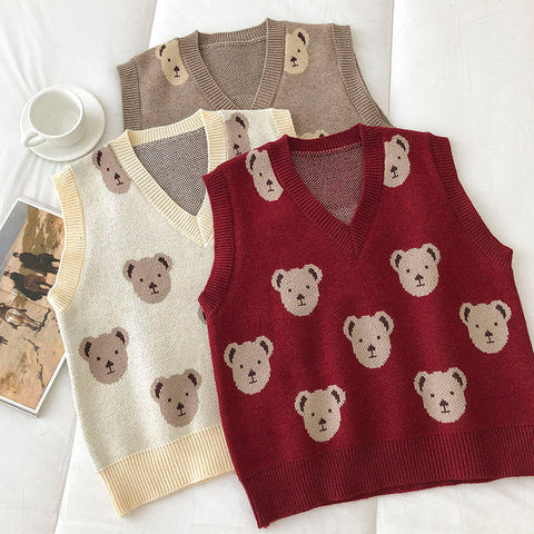 Bear Necessities Sweater Vest