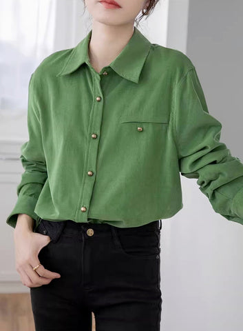 Maple Woven Button Up Shirt