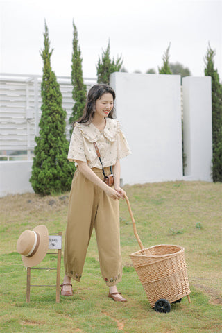 Forest Bunny Button Up Shirt