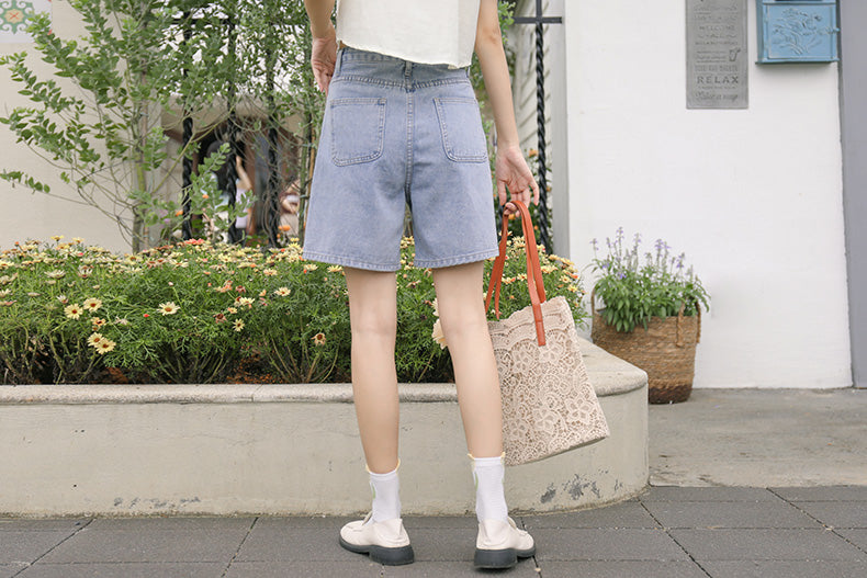 Posy Pockets Embroidered Shorts