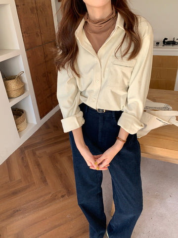 Corduroy Button Up Shirt