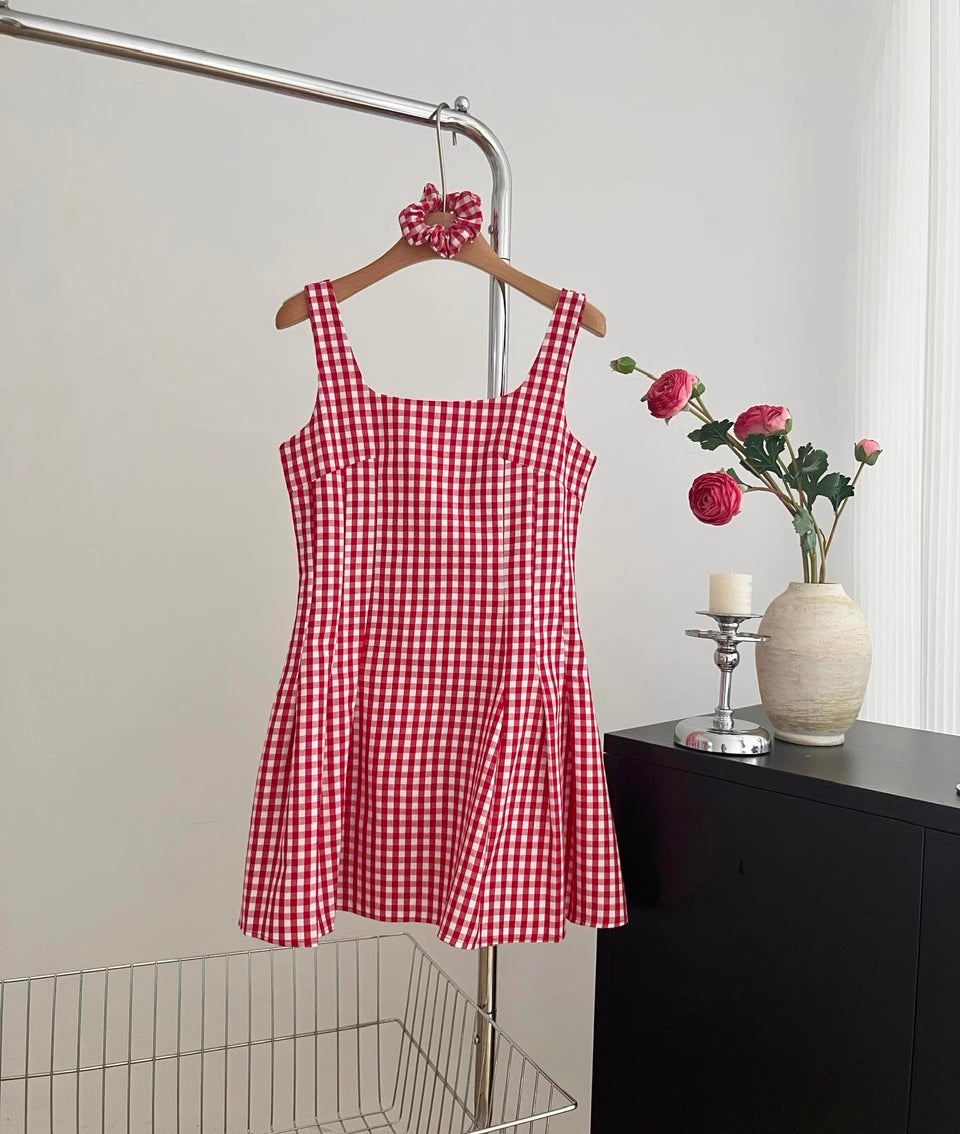 Candy Shop – Minikleid mit Vichy-Karomuster