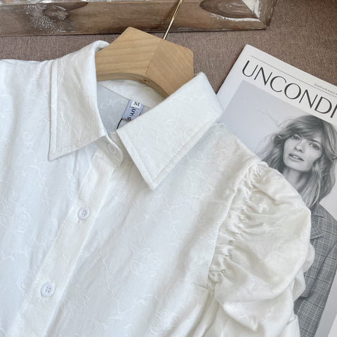 Coffee Plaid Pinafore Dress / Blouse