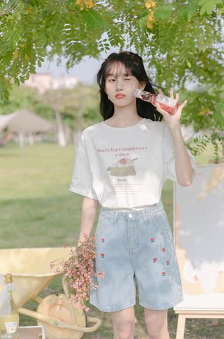 Little Tulip Embroidered Shorts