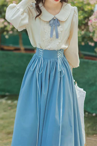 Conjunto de blusa y falda Evergarden