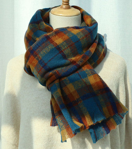 Fall Plaid Scarf