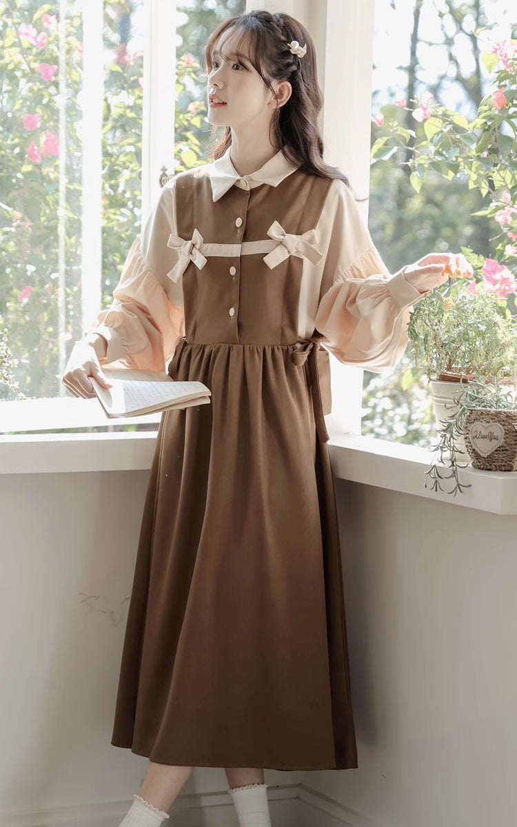 Vestido midi Cocoa Bows Twofer