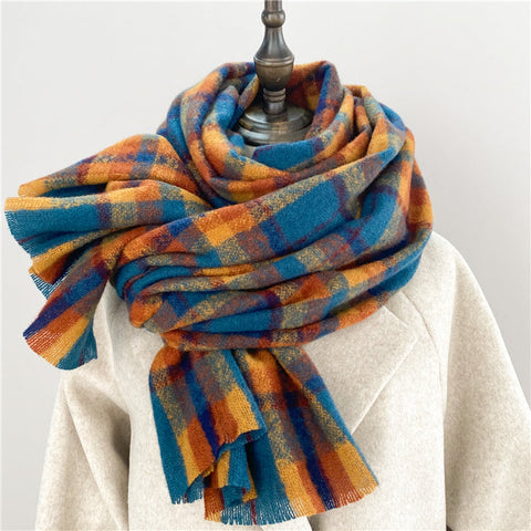 Fall Plaid Scarf
