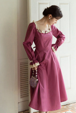 Romantic Rose Midi Dress