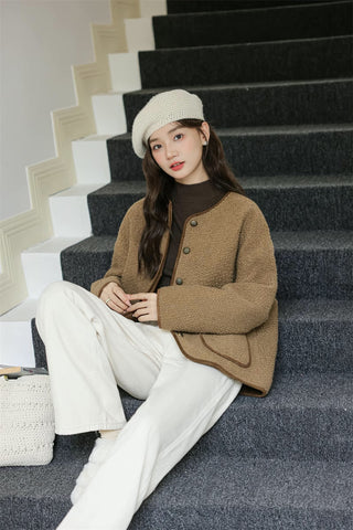 Boucle Knit Jacket