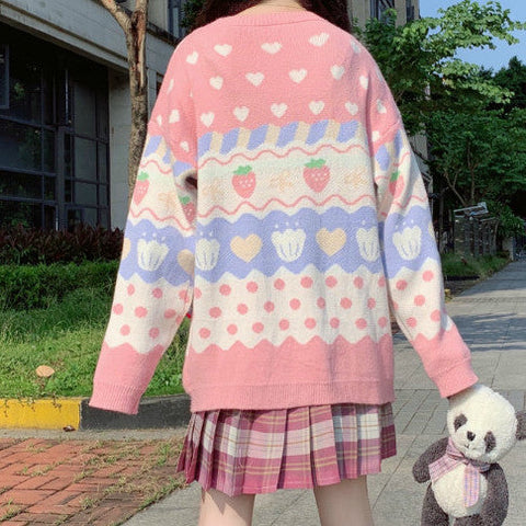 Strawberry Cupcake Sweater