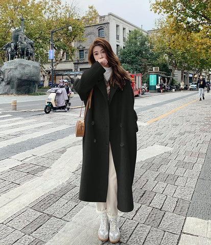 Basic Faux Wool Coat