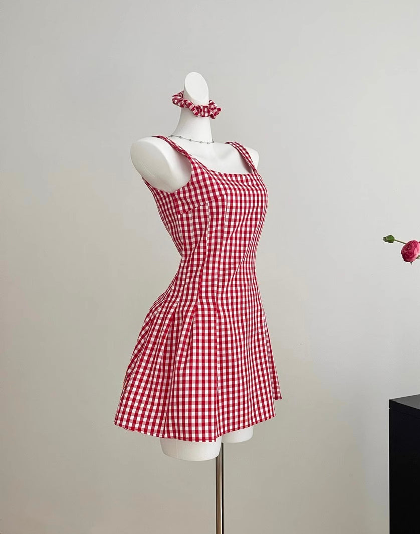 Candy Shop – Minikleid mit Vichy-Karomuster