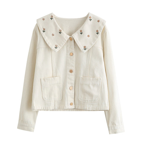 Little Daisy Embroidered Jacket