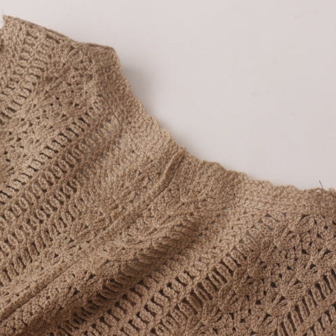 Chaleco de crochet de margaritas