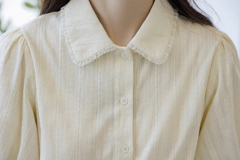 Lemon Lace Blouse