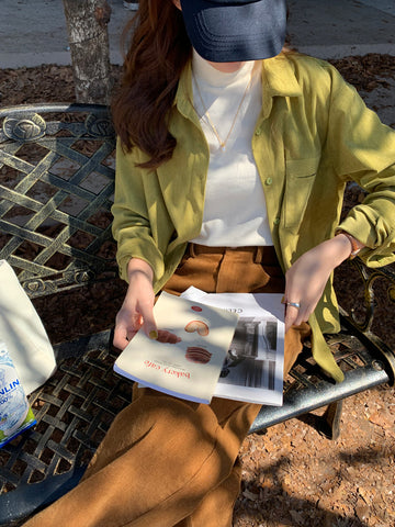 Corduroy Button Up Shirt