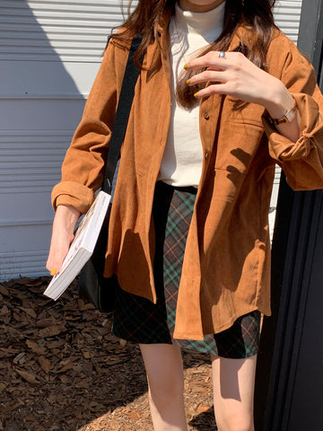 Corduroy Button Up Shirt
