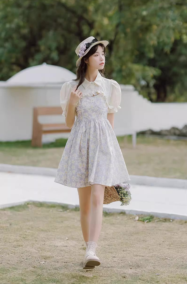 Zweiteiliges Daisy Cami Minikleid