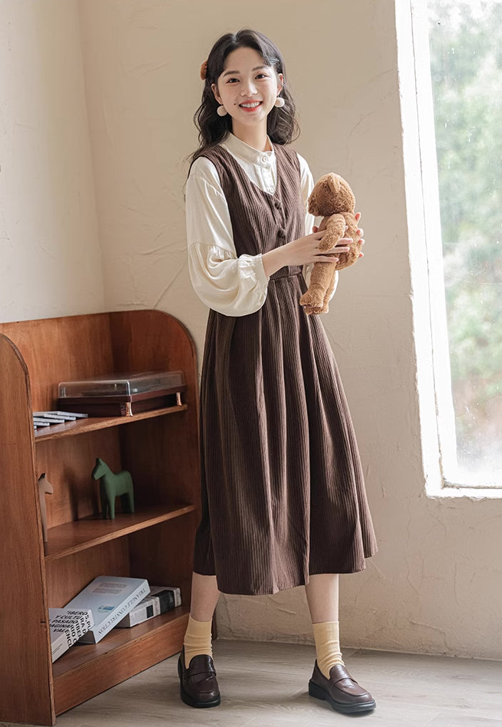 Basic Corduroy Pinafore