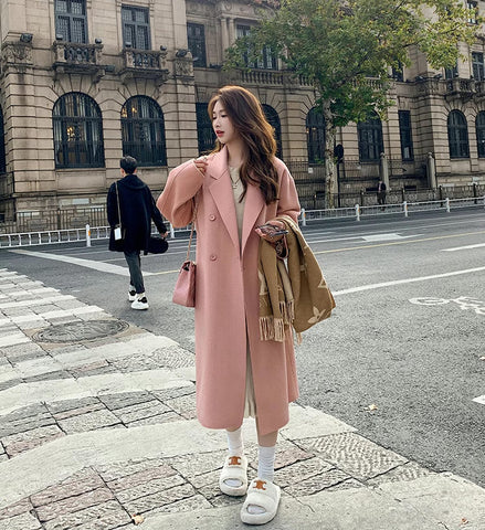 Basic Faux Wool Coat