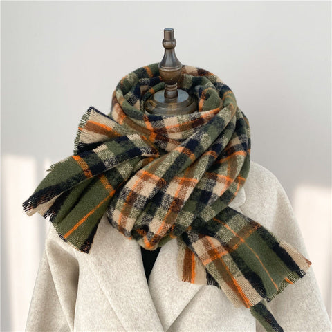 Fall Plaid Scarf