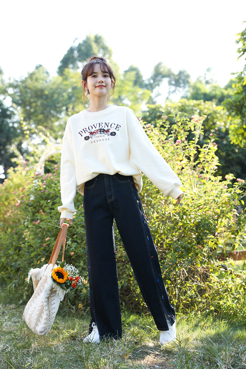 Provence Floral Sweatshirt