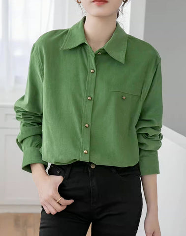Maple Woven Button Up Shirt