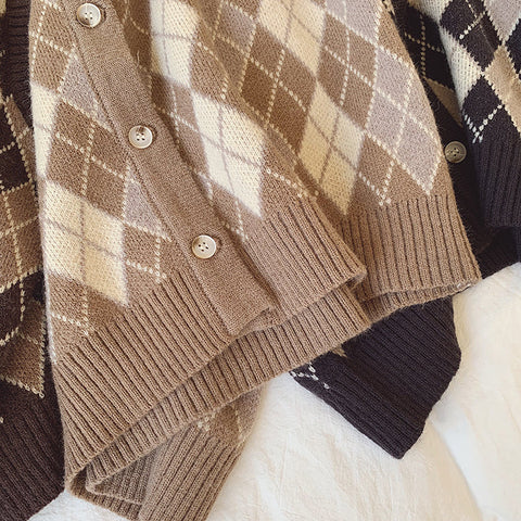 Autumn Argyle Plaid Vest